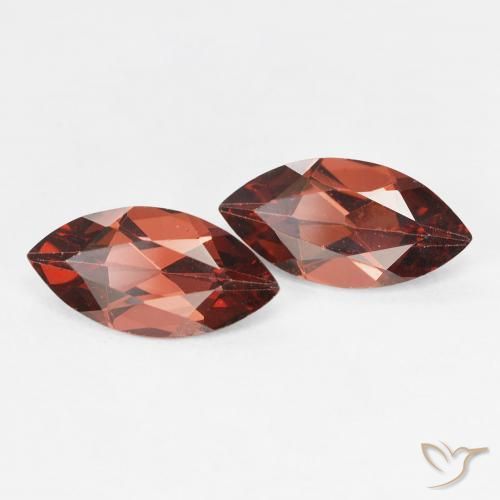 2.27 ctw Red Pyrope Garnet Stones, Natural Pyrope Garnet in Marquise Facet Shape for Sale