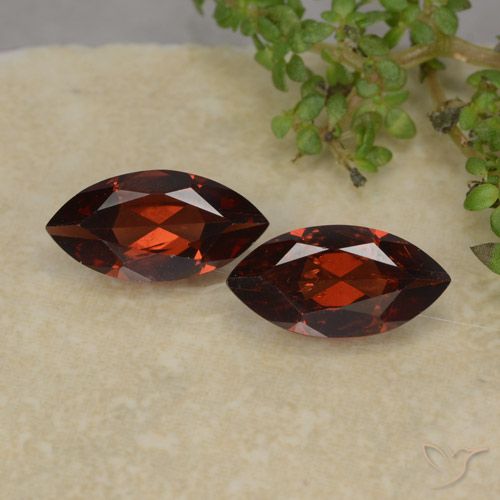 2.37ctw Natural Dark Red Pyrope Garnet, Marquise, VS