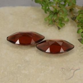 Pyrope Garnet Gemstones in 10.1 x 5.1 mm Size for Sale, Pyrope Garnet Stones in Dark Red Color