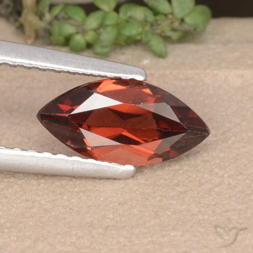 1.10ct Natural Sangria Red Pyrope Garnet, Marquise, VVS-VS
