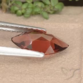 Pyrope Garnet Gemstone in 10 x 4.9 mm Size for Sale, Pyrope Garnet Stone in Sangria Red Color