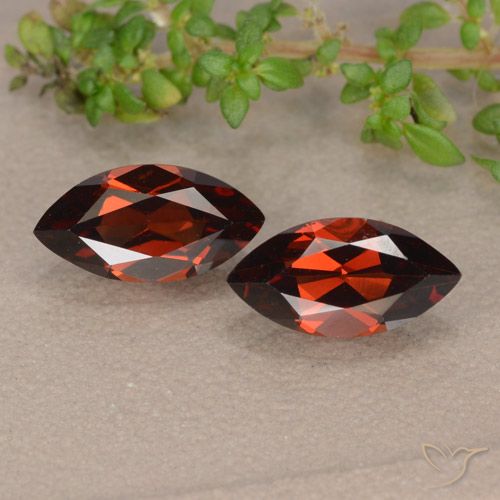 2.57ctw Natural Currant Red Pyrope Garnet, Marquise, VVS-VS