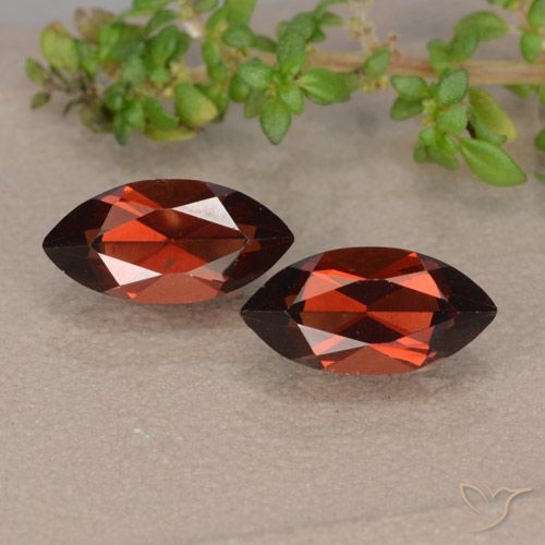 2.69 ct Marquise Cut Pyrope Garnet, 10.1 x 5 mm From Mozambique, Photo A