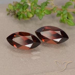 2.69 ctw Red Pyrope Garnet Stones, Natural Pyrope Garnet in Marquise Facet Shape for Sale