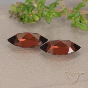 Pyrope Garnet Gemstones in 10.1 x 5 mm Size for Sale, Pyrope Garnet Stones in Medium Red Color