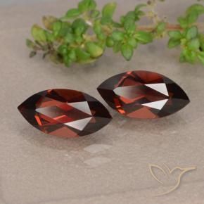 2.92 ctw Red Pyrope Garnet Stones, Natural Pyrope Garnet in Marquise Facet Shape for Sale