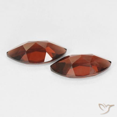 Pyrope Garnet Gemstones in 10.2 x 5.1 mm Size for Sale, Pyrope Garnet Stones in Dark Red Color