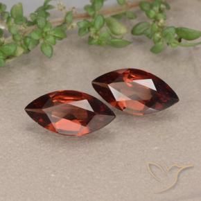 1.79 ctw Red Pyrope Garnet Stones, Natural Pyrope Garnet in Marquise Facet Shape for Sale