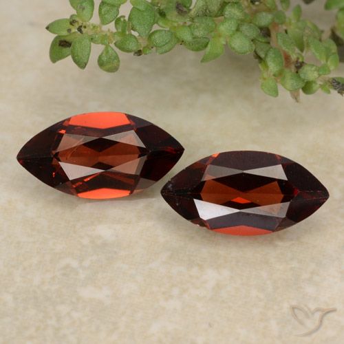 2.06ctw Natural Intense Red Pyrope Garnet, Marquise, VVS-VS