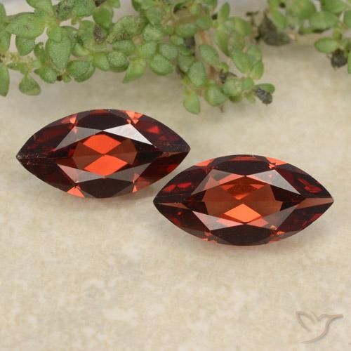 2.21ctw Natural Intense Red Pyrope Garnet, Marquise, VVS-VS