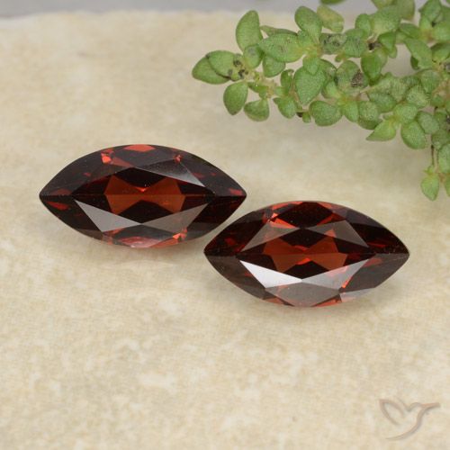 2.56ctw Natural Deep Red Pyrope Garnet, Marquise, VVS-VS