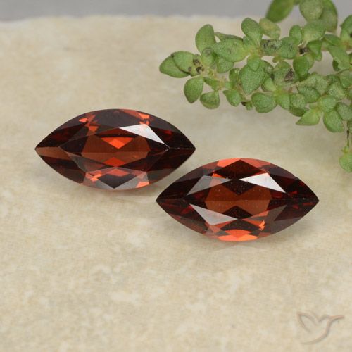 2.22ctw Natural Deep Red Pyrope Garnet, Marquise, VVS-VS