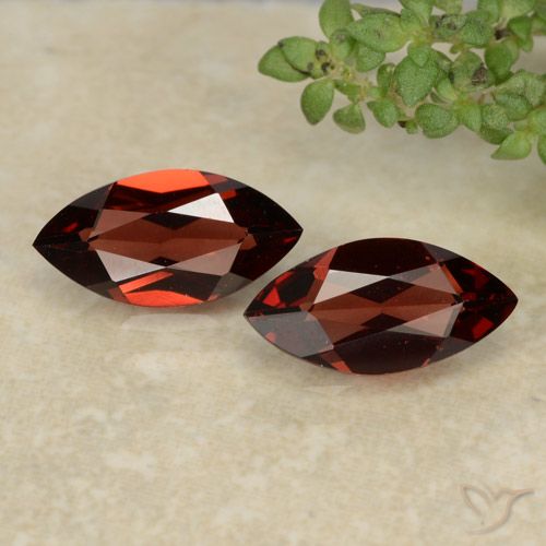 2.16ctw Natural Intense Red Pyrope Garnet, Marquise, VVS-VS