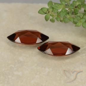 Pyrope Garnet Gemstones in 9.9 x 5 mm Size for Sale, Pyrope Garnet Stones in Intense Red Color