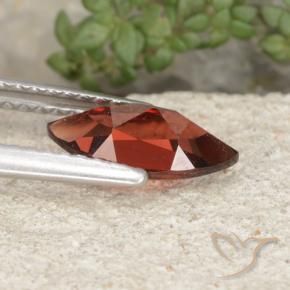 Pyrope Garnet Gemstone in 9.9 x 4.9 mm Size for Sale, Pyrope Garnet Stone in Medium Dark Red Color