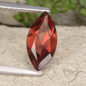 1.16 ct Red Pyrope Garnet Stone, Natural Pyrope Garnet in Marquise Facet Shape for Sale