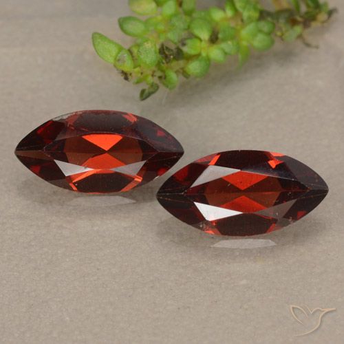 2.12ctw Natural Deep Red Pyrope Garnet, Marquise, VVS-VS