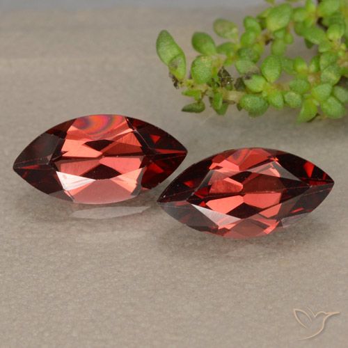 2.56ctw Natural Dark Red Pyrope Garnet, Marquise, VVS-VS