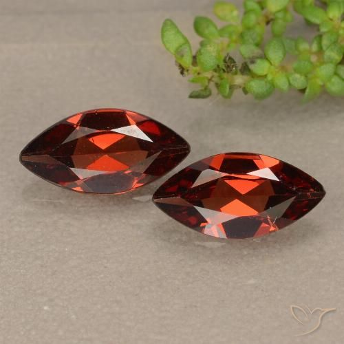 2.01ctw Natural Scarlet Red Pyrope Garnet, Marquise, VVS-VS