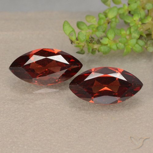2.44ctw Natural Dark Red Pyrope Garnet, Marquise, VVS-VS