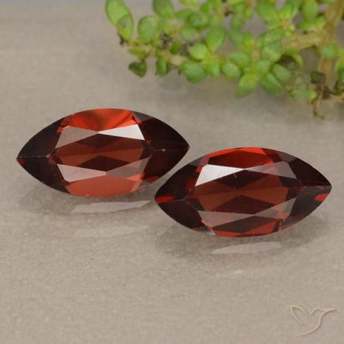 2.58ctw Natural Deep Blood Red Pyrope Garnet, Marquise, VVS-VS