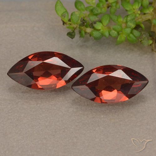 1.77ctw Natural Scarlet Red Pyrope Garnet, Marquise, VVS-VS