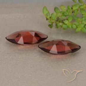 Pyrope Garnet Gemstones in 9.9 x 5 mm Size for Sale, Pyrope Garnet Stones in Scarlet Red Color