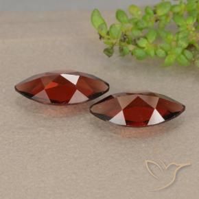 Pyrope Garnet Gemstones in 10.1 x 5.1 mm Size for Sale, Pyrope Garnet Stones in Sangria Red Color