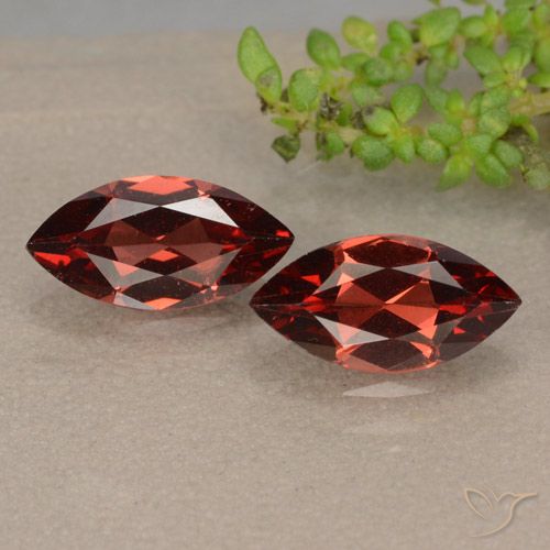 2.42 ct Marquise Cut Pyrope Garnet, 10.2 x 5.2 mm From Mozambique, Photo A