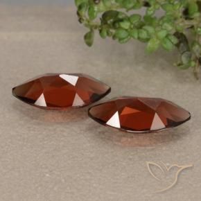 Pyrope Garnet Gemstones in 10.2 x 5 mm Size for Sale, Pyrope Garnet Stones in Medium Red Color