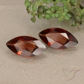 1.67 ctw Red Pyrope Garnet Stones, Natural Pyrope Garnet in Marquise Facet Shape for Sale