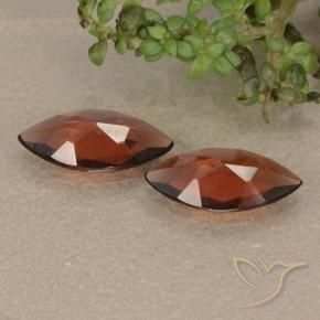 Pyrope Garnet Gemstones in 9.9 x 5 mm Size for Sale, Pyrope Garnet Stones in Scarlet Red Color