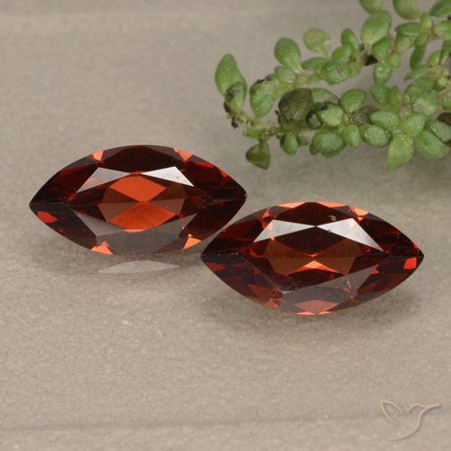2.39ctw Natural Medium Red Pyrope Garnet, Marquise, VVS-VS