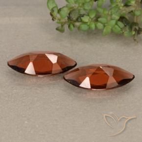 Pyrope Garnet Gemstones in 10 x 5 mm Size for Sale, Pyrope Garnet Stones in Medium Red Color