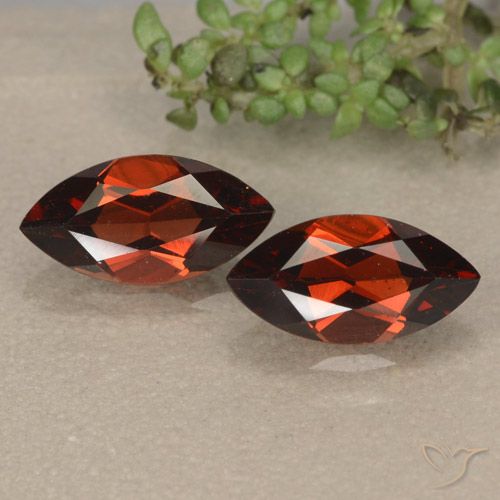 2.57ctw Natural Dark Red Pyrope Garnet, Marquise, VVS-VS
