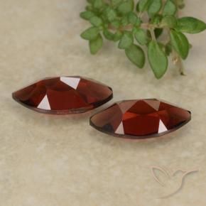 Pyrope Garnet Gemstones in 10.1 x 5.1 mm Size for Sale, Pyrope Garnet Stones in Sangria Red Color