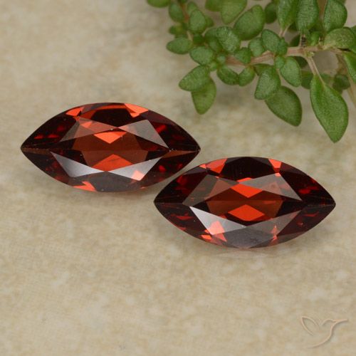 2.18ctw Natural Deep Red Pyrope Garnet, Marquise, VVS-VS