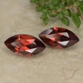 2.25 ctw Red Pyrope Garnet Stones, Natural Pyrope Garnet in Marquise Facet Shape for Sale
