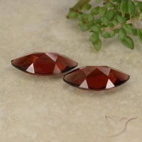 Pyrope Garnet Gemstones in 10.1 x 5.1 mm Size for Sale, Pyrope Garnet Stones in Dark Red Color