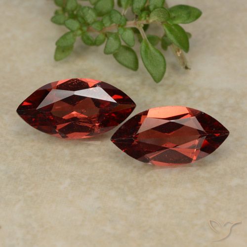2.17ctw Natural Scarlet Red Pyrope Garnet, Marquise, VVS-VS