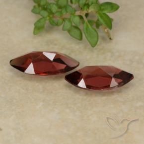 Pyrope Garnet Gemstones in 10.2 x 5.2 mm Size for Sale, Pyrope Garnet Stones in Scarlet Red Color