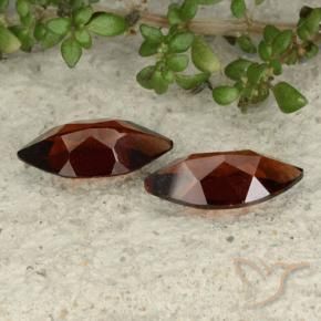 Pyrope Garnet Gemstones in 10 x 5 mm Size for Sale, Pyrope Garnet Stones in Medium Red Color