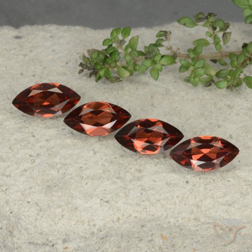 4.79ctw Natural Deep Red Pyrope Garnet, Marquise, VS