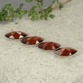 Pyrope Garnet Gemstones in 10.1 x 5.1 mm Size for Sale, Pyrope Garnet Stones in Deep Red Color