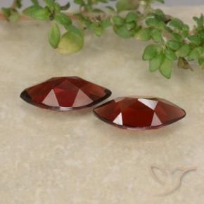 Pyrope Garnet Gemstones in 10 x 5 mm Size for Sale, Pyrope Garnet Stones in Sangria Red Color