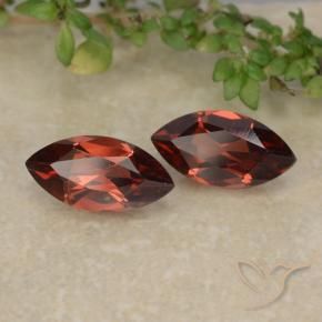 2.41 ctw Red Pyrope Garnet Stones, Natural Pyrope Garnet in Marquise Facet Shape for Sale