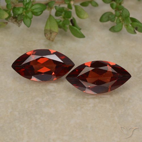 2.10ctw Natural Deep Red Pyrope Garnet, Marquise, VVS-VS