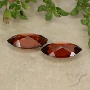 Pyrope Garnet Gemstones in 10 x 5.1 mm Size for Sale, Pyrope Garnet Stones in Medium Red Color