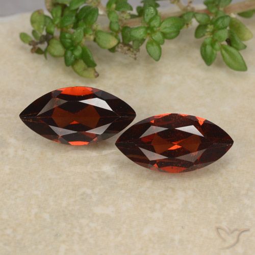 2.47ctw Natural Sangria Red Pyrope Garnet, Marquise, VVS-VS