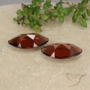 Pyrope Garnet Gemstones in 10.1 x 5.1 mm Size for Sale, Pyrope Garnet Stones in Sangria Red Color
